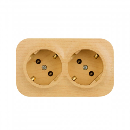 Розеточный блок двойной с/з Legrand Quteo 782293