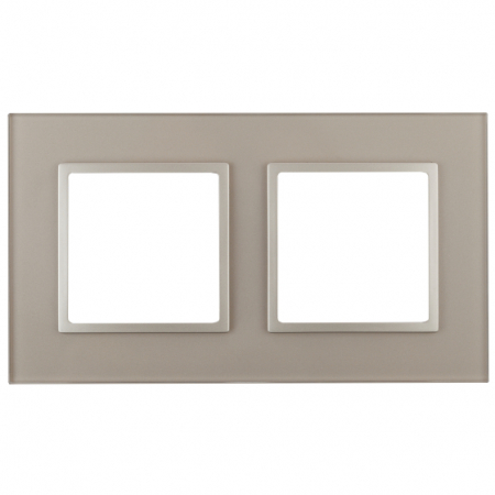 Рамка на 2 поста ЭРА Elegance 14-5102-04 Б0034491