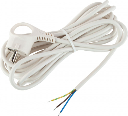 Шнур сетевой с вилкой Эра UX-3x0,75-5m -W Б0048694