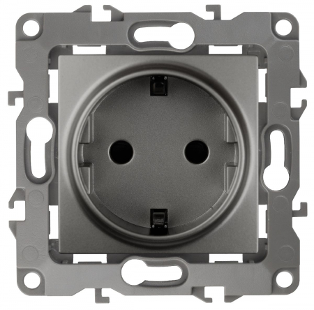 Розетка 2P+E Schuko Эра 12-2101-12 Б0019319