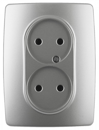 Розетка 2x2P Эра 12-2107-03 Б0031240