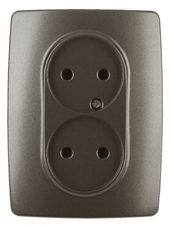 Розетка 2x2P Эра 12-2107-13 Б0031245