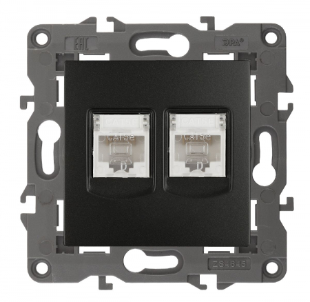 Розетка 2хRJ45 Эра 14-3108-05 Б0034312