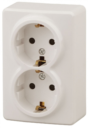 Розетка 2P+E Schuko Эра 11-2205-02 Б0020692