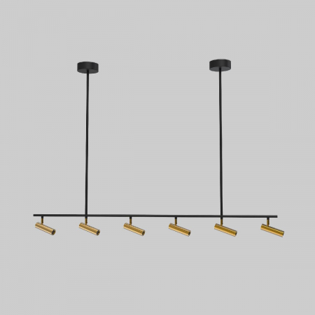 Потолочный светильник Eurosvet Epiphania 20252/6 LED черный/латунь a068799