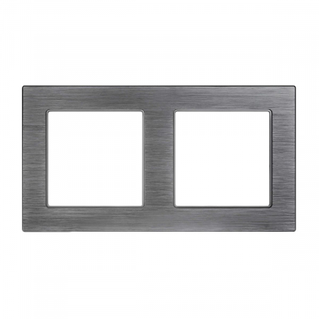 Рамка на 2 поста Arlight FRM-PRESTO-ALS-2-GR 043856