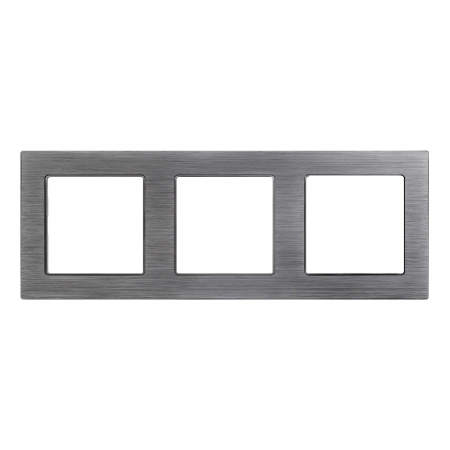 Рамка на 3 поста Arlight FRM-PRESTO-ALS-3-GR 043858