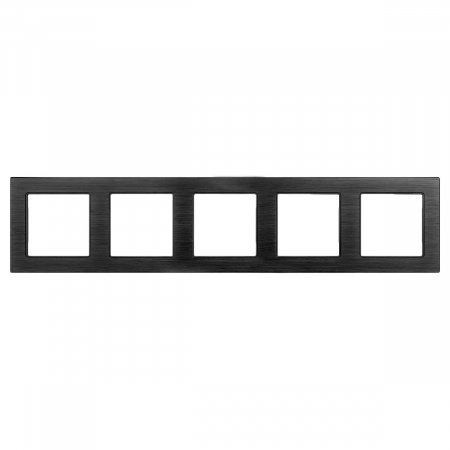 Рамка на 5 постов Arlight FRM-PRESTO-ALS-5-BK 043865