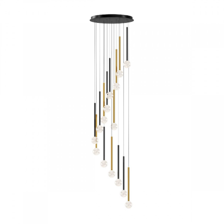 Каскадная люстра Maytoni Bubble dream MOD383PL-L40BBS3K