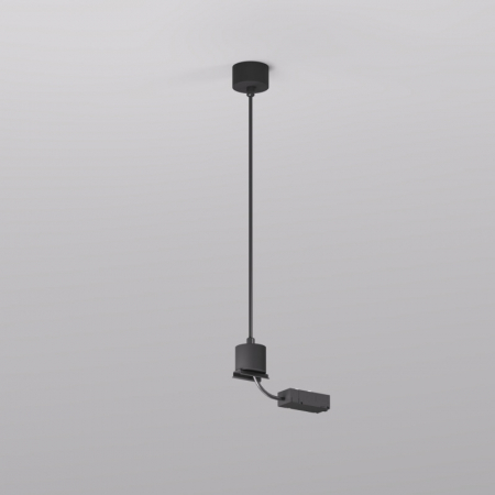 Подвод питания для подвесного монтажа трека Denkirs Smart Base TR2124-BK