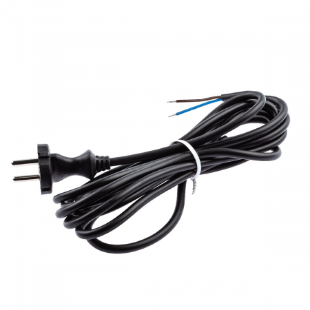 Шнур сетевой с вилкой Эра UX-2x0,75-3m-B Б0048685