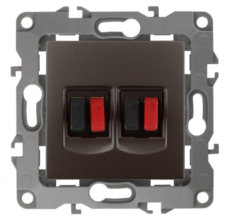 Розетка аудио двойная Эра 12-3112-13 Б0027468