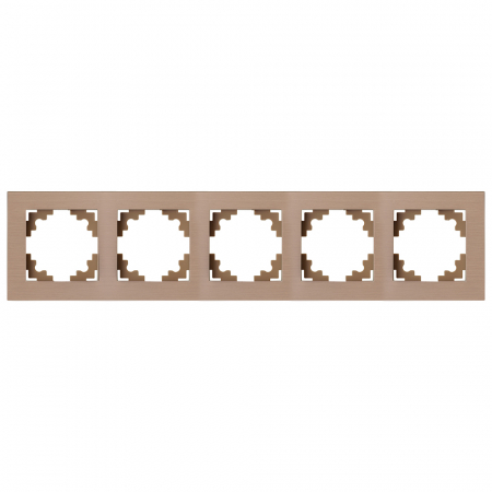Рамка 5-местная Stekker Катрин MFR00-7005-02 50026