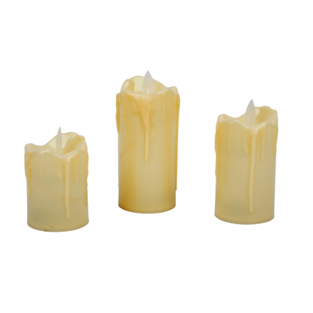 Фигурка светодиодная Свеча Uniel ULD-F063 WW CANDLE SET3 UL-00012458