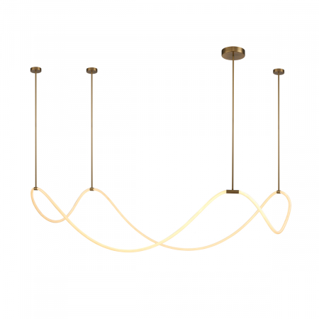 Подвесной светильник Delight Collection 10521P brass/white