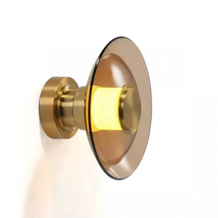 Настенно-потолочный светильник Delight Collection 8665W/S gold/amber