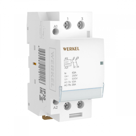 Контактор модульный Werkel W942M63O 4690389212116 a069476