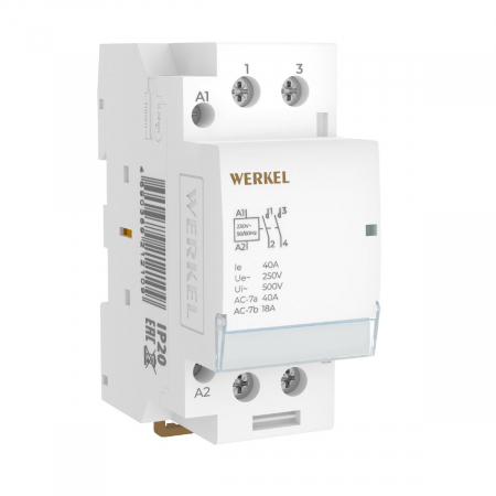 Контактор модульный Werkel W942M40O 4690389212109 a069475