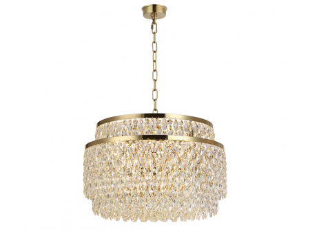 Подвесная люстра Newport Tiffany 8530/60 C gold polished М0070715