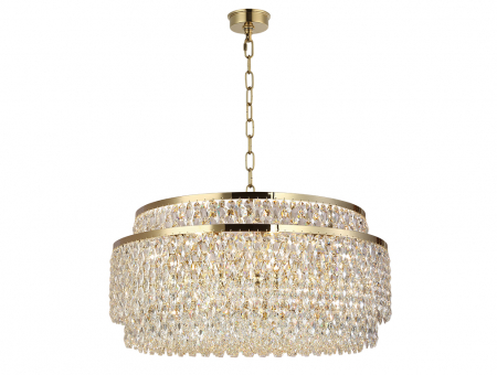 Подвесная люстра Newport Tiffany 8530/80 C gold polished М0070716