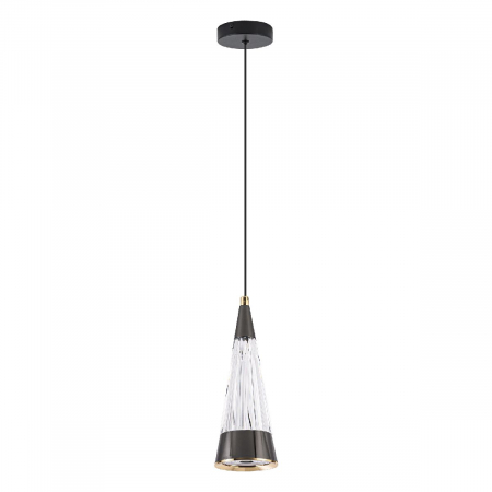 Подвесной светильник LED4U L7121-1 СR-BK