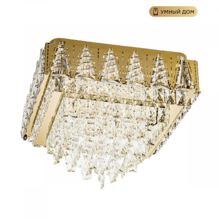 Потолочная люстра LED4U L9437-500-500 GD с УД