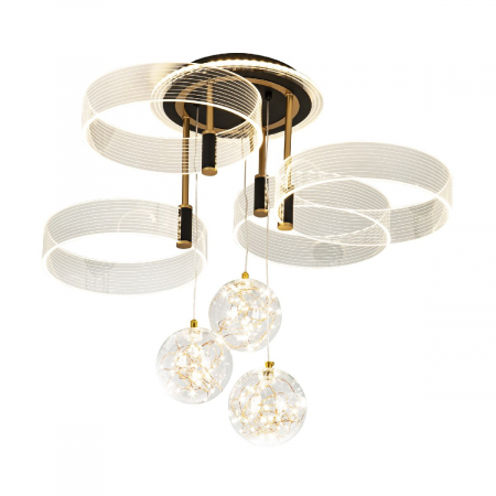 Потолочная люстра LED4U L1040-750 BK