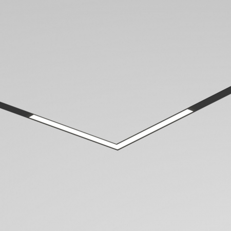 Трековый однофазный светильник Denkirs Simple Linear DK8214-BK