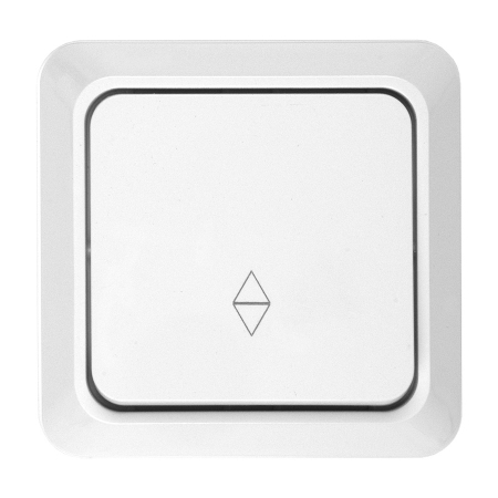 Выключатель (переключатель) 1-клавишный General Альфа 477004